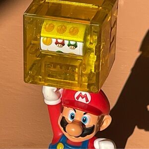Super Mario with Prize Block - Mushroom Coins Powerup 1up Star Invincibi…